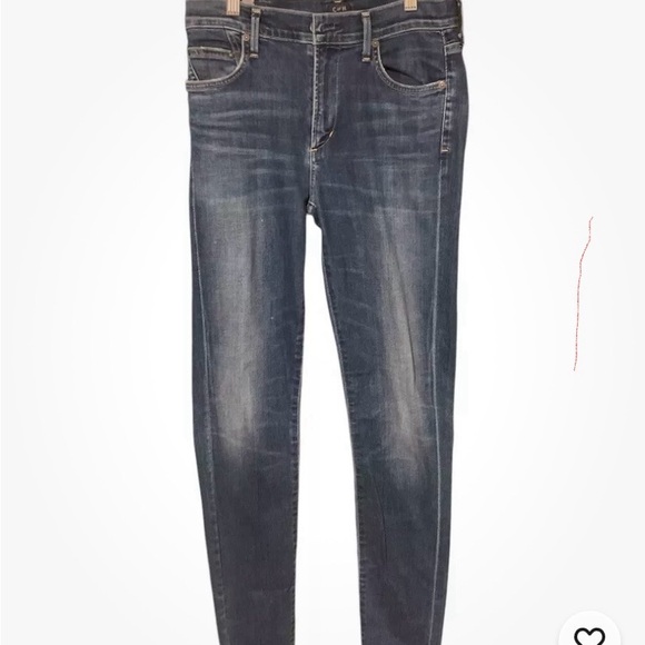 Citizens Of Humanity Denim - Citizens Of Humanity Jeans Women’s Blue 27 Rocket High Rise Skinny Raw Hem USA